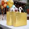 Wrapables Glossy Non-Woven Reusable Gift Bags with Handles for Weddings, Bridal Showers, Parties (Set of 8)